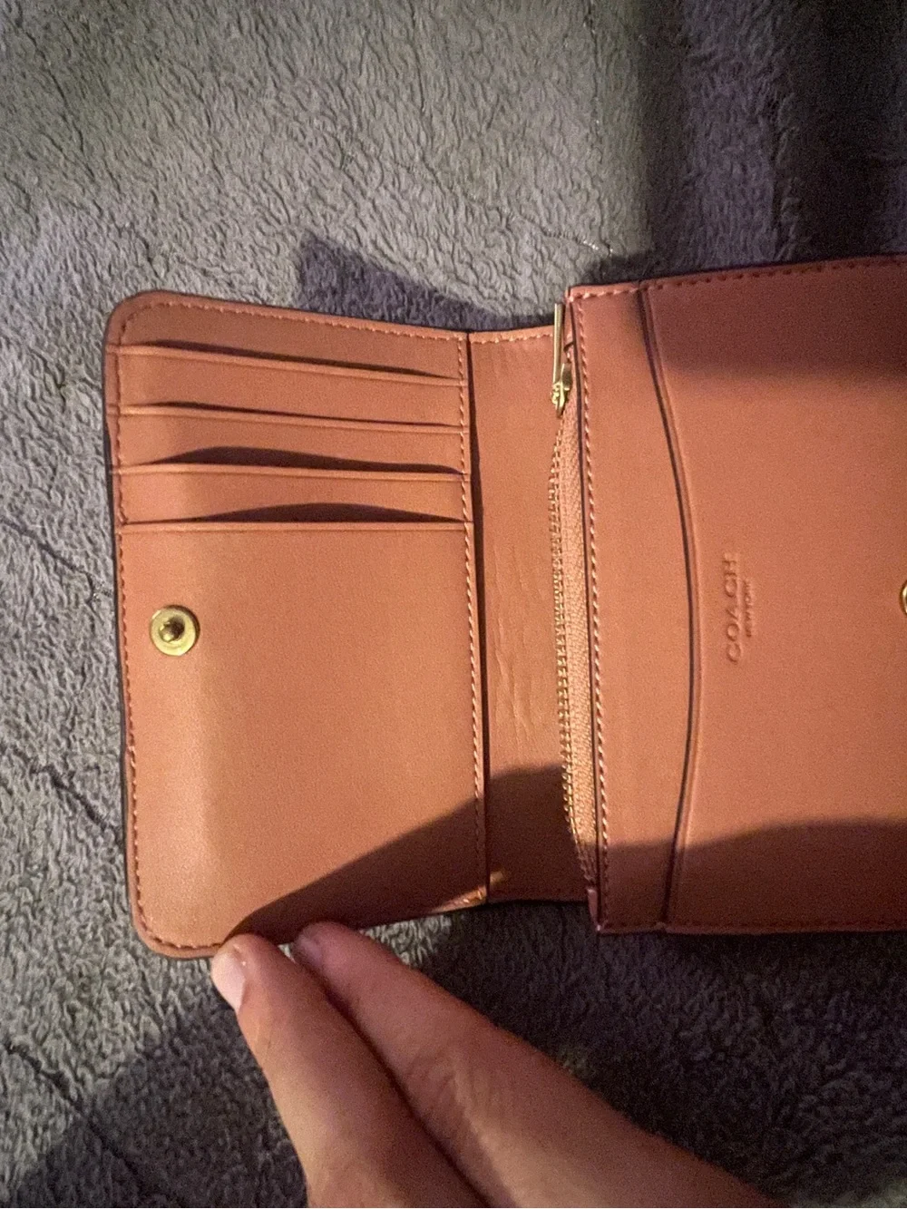Coach Jet Shoulder Bag - Dusty Pink with small wallet and dust bag